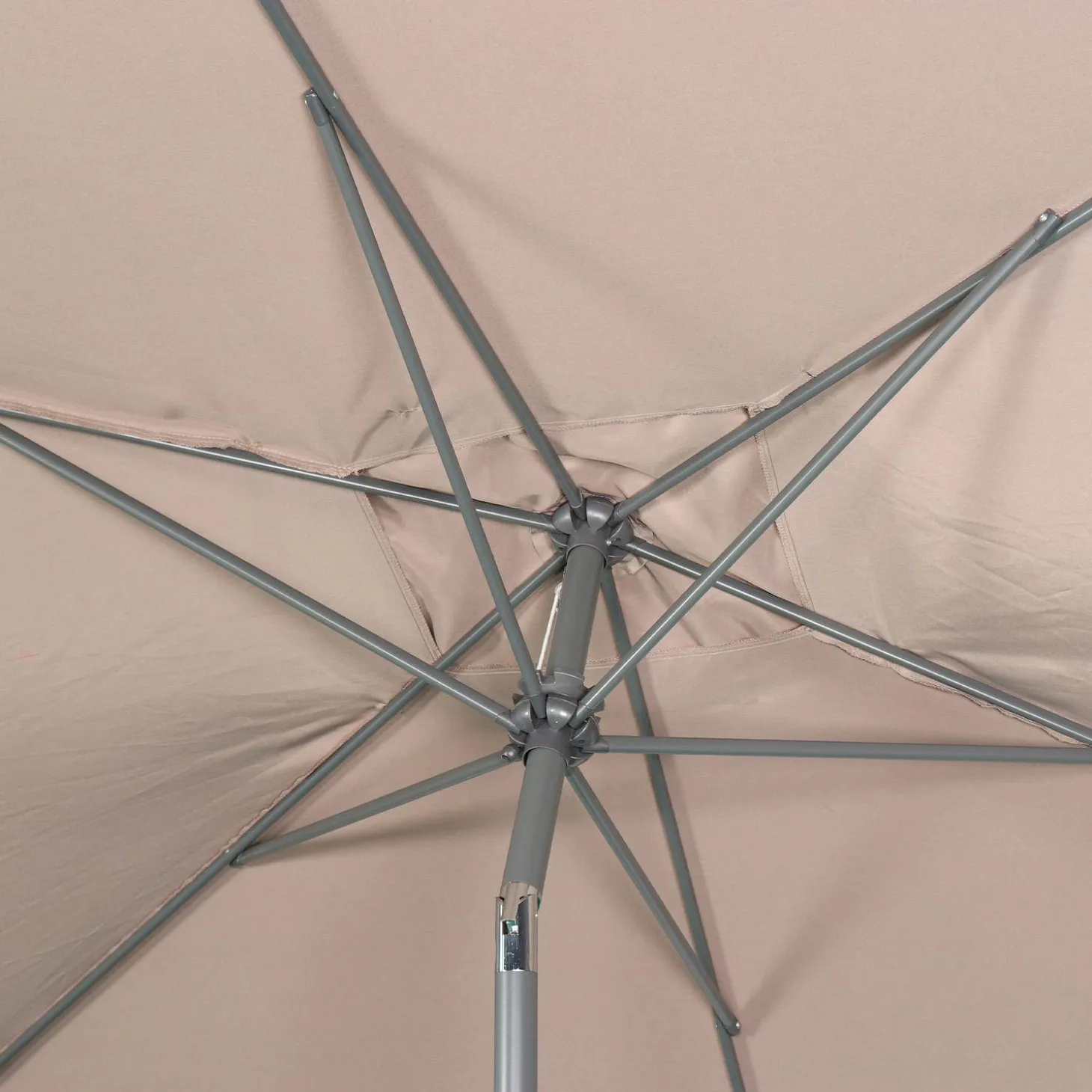 Rectangular parasol 2x3m with central pole