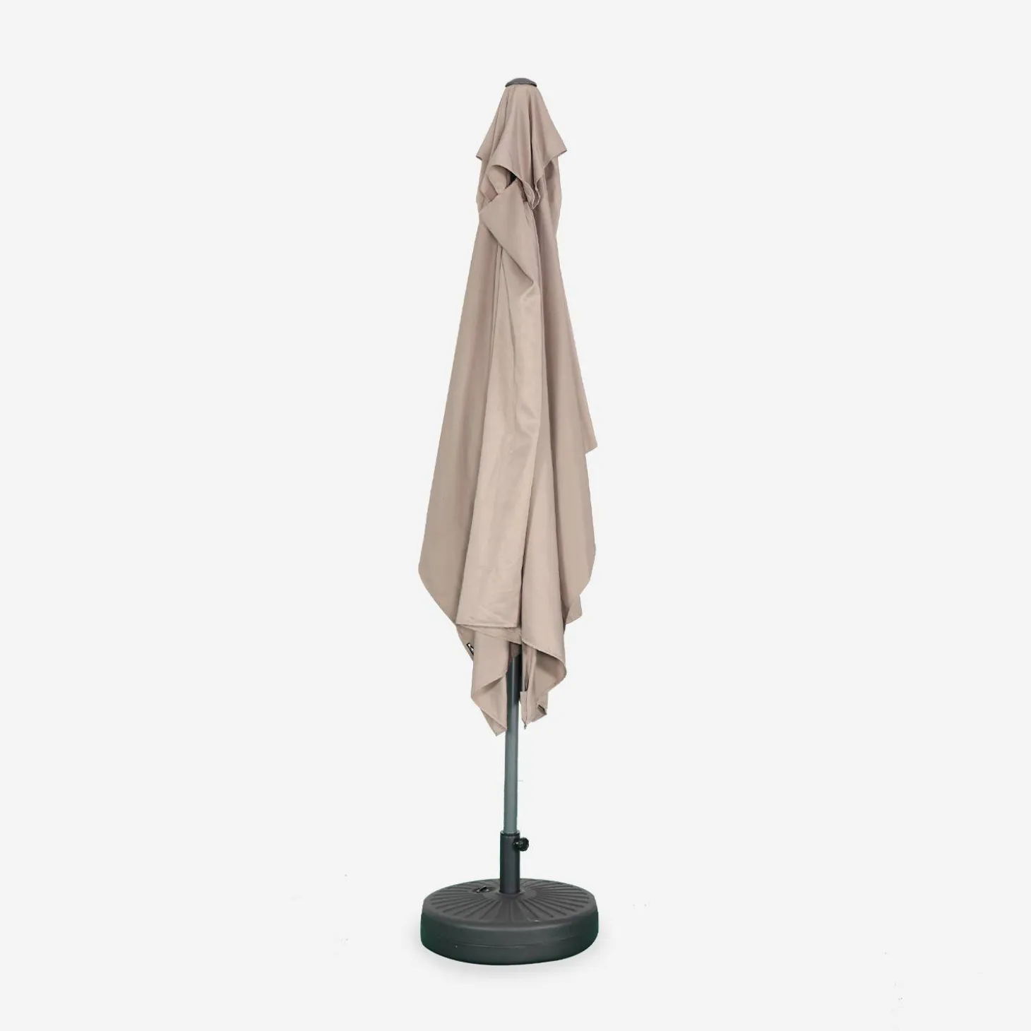Rectangular parasol 2x3m with central pole