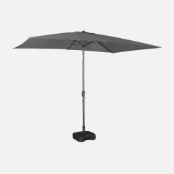 Rectangular parasol 2x3m with central pole