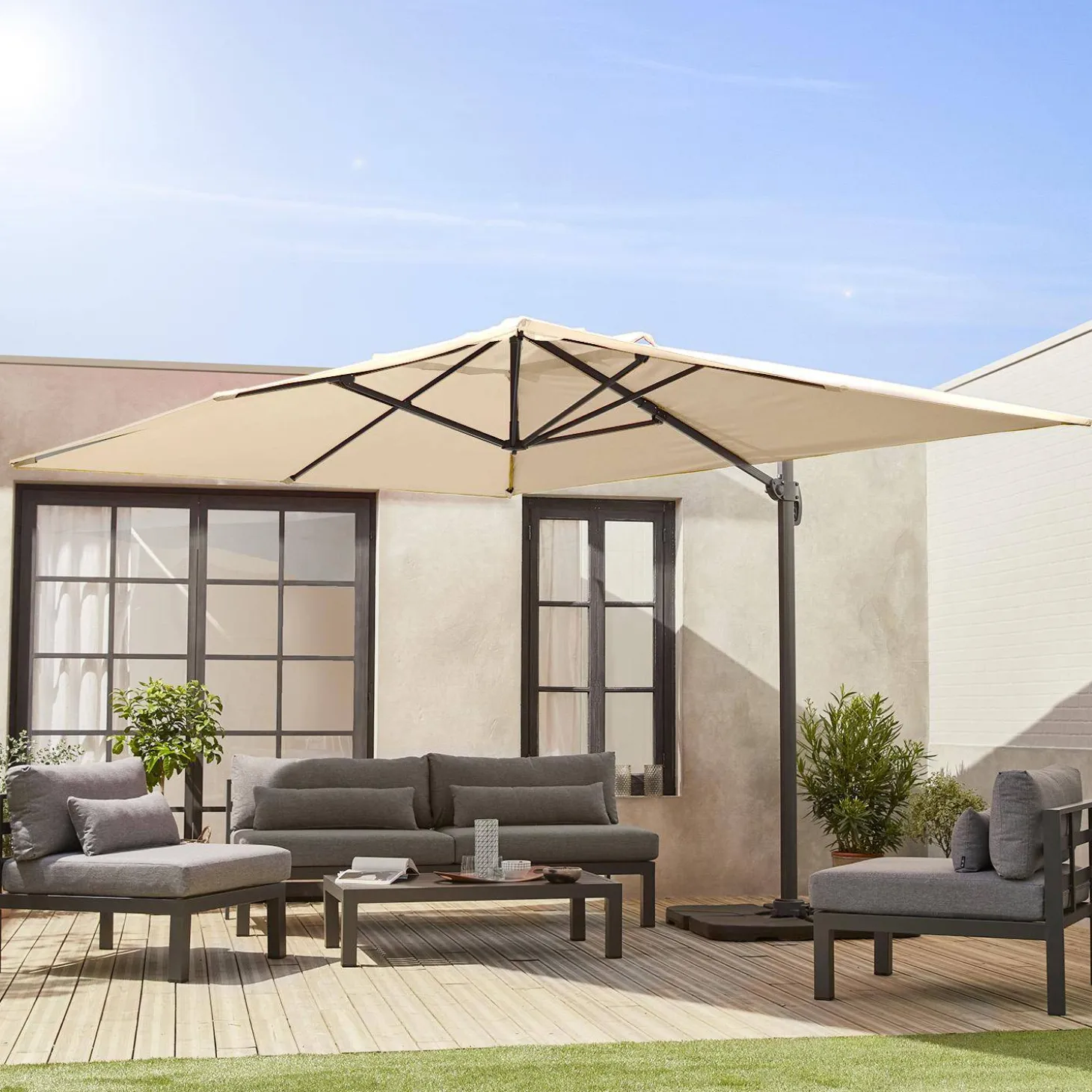 Replacement canopy for 3x4m parasols