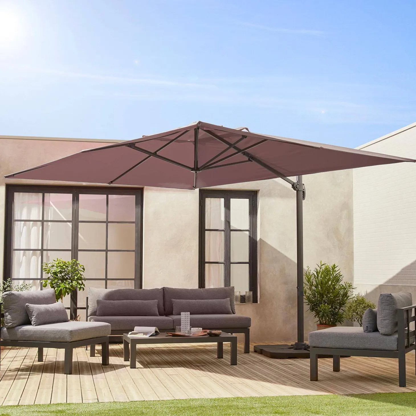 Replacement canopy for 3x4m parasols