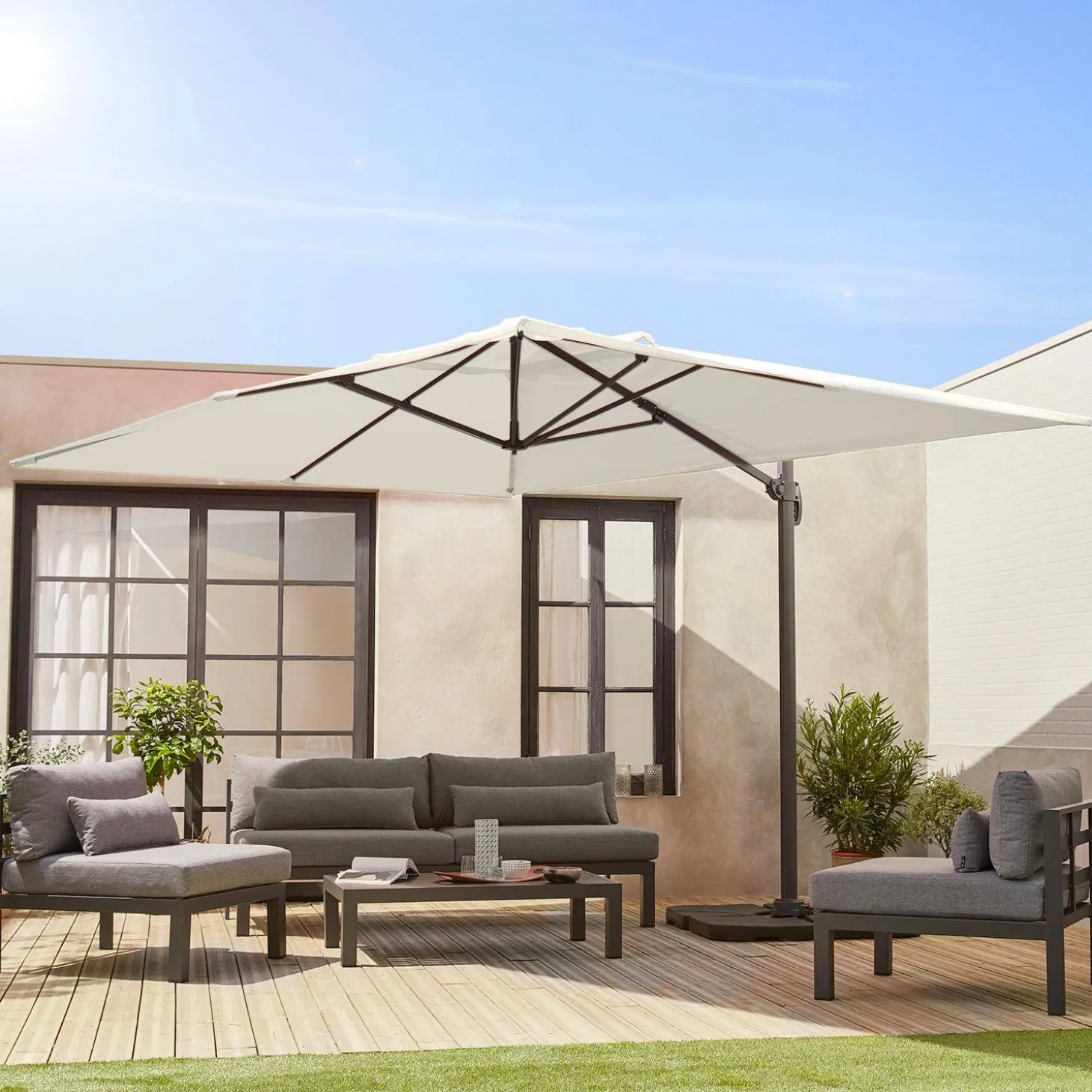 Replacement canopy for 3x4m parasols
