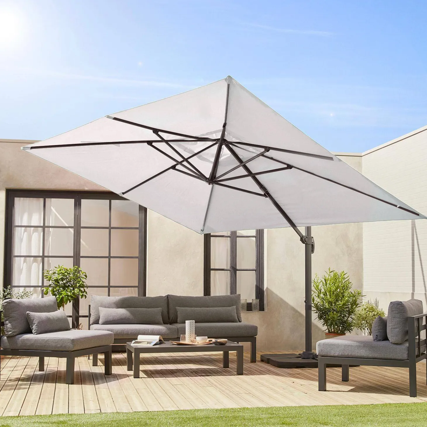 Replacement canopy for 3x4m parasols