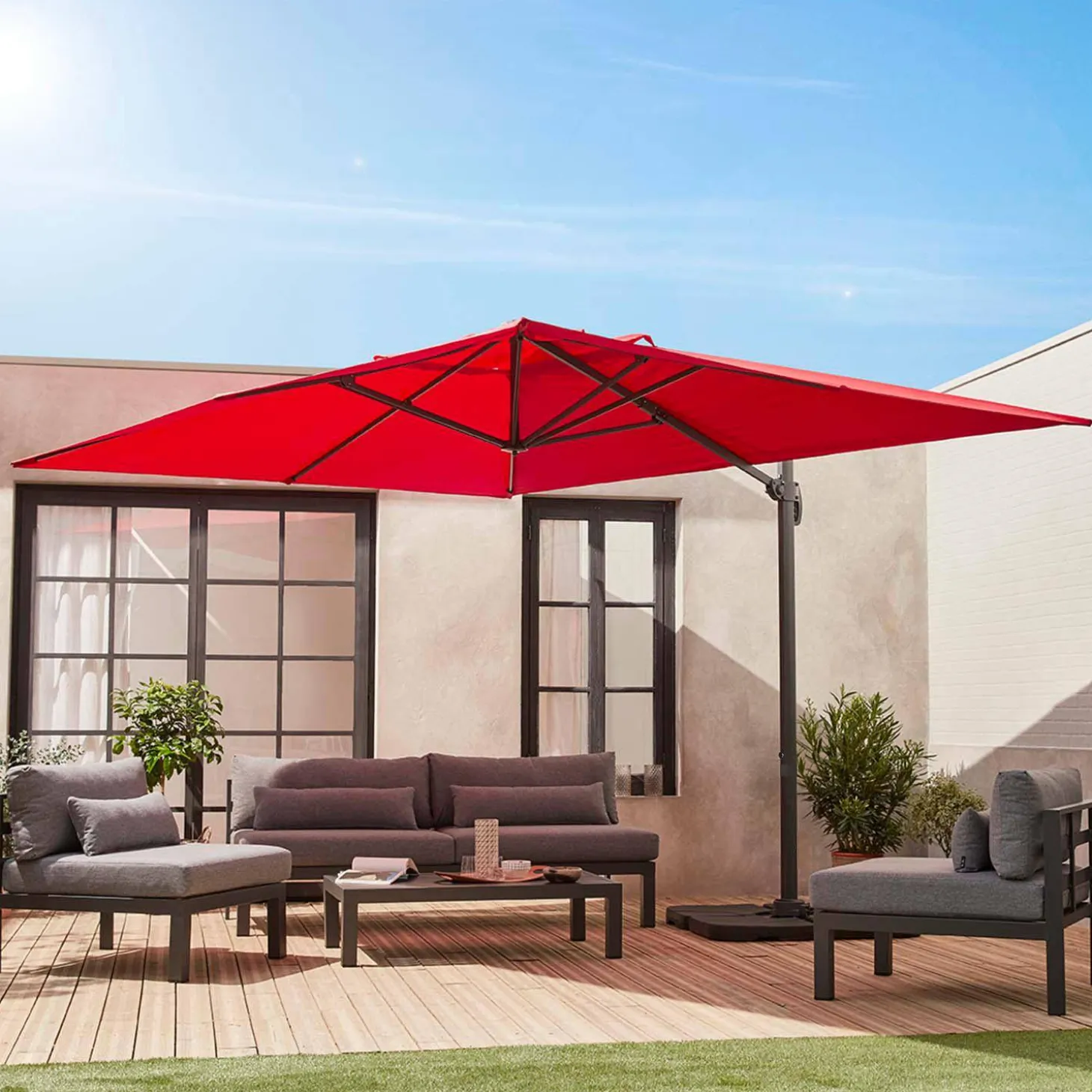 Replacement canopy for 3x4m parasols