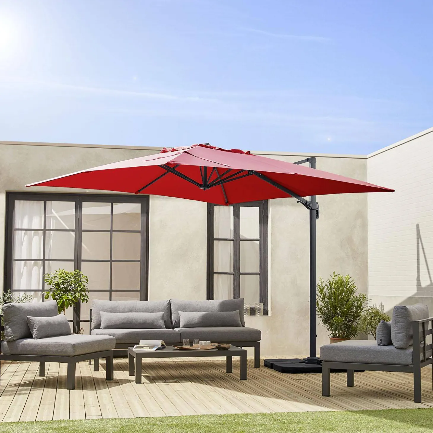 Replacement canopy for 3x3m parasols