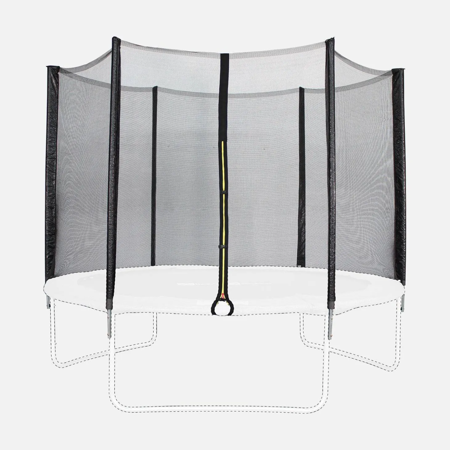 Replacement safety net kit for outer trampoline model