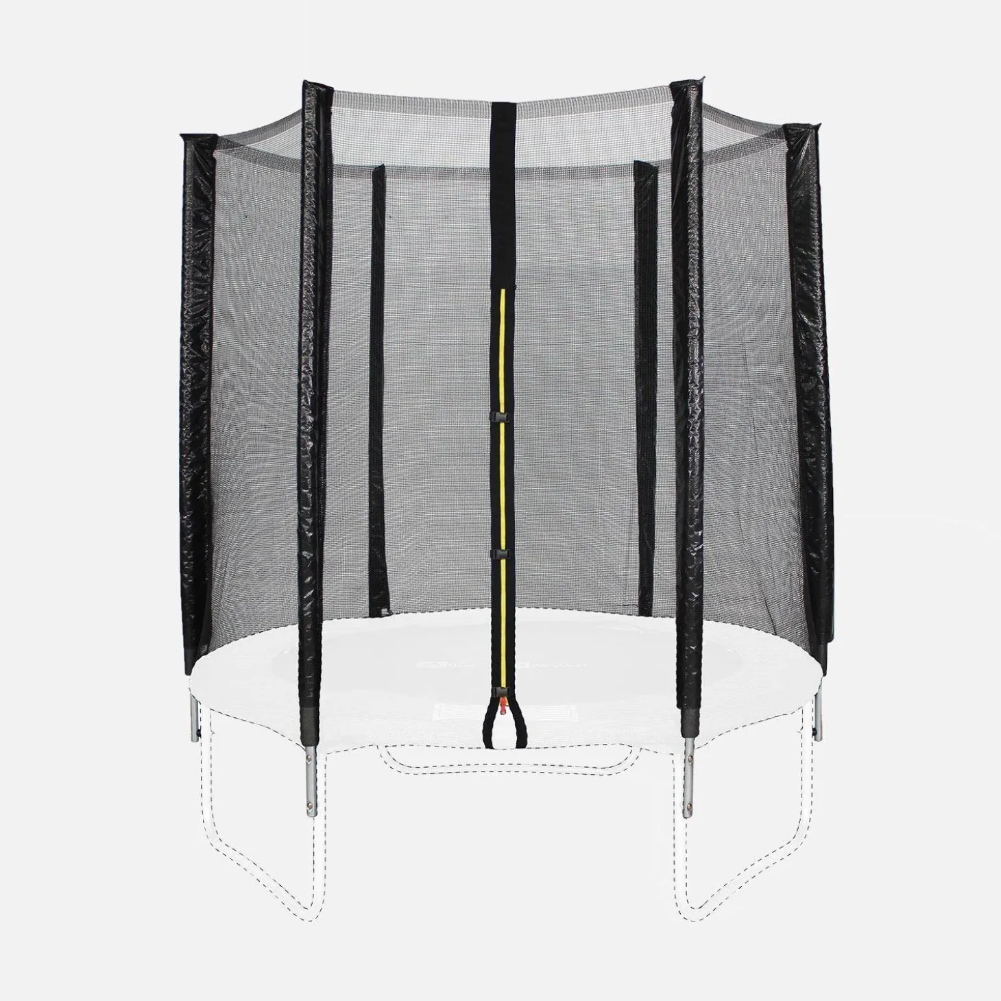 Replacement safety net kit for outer trampoline model