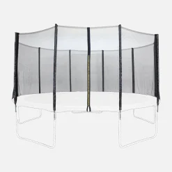 Replacement safety net kit for outer trampoline model