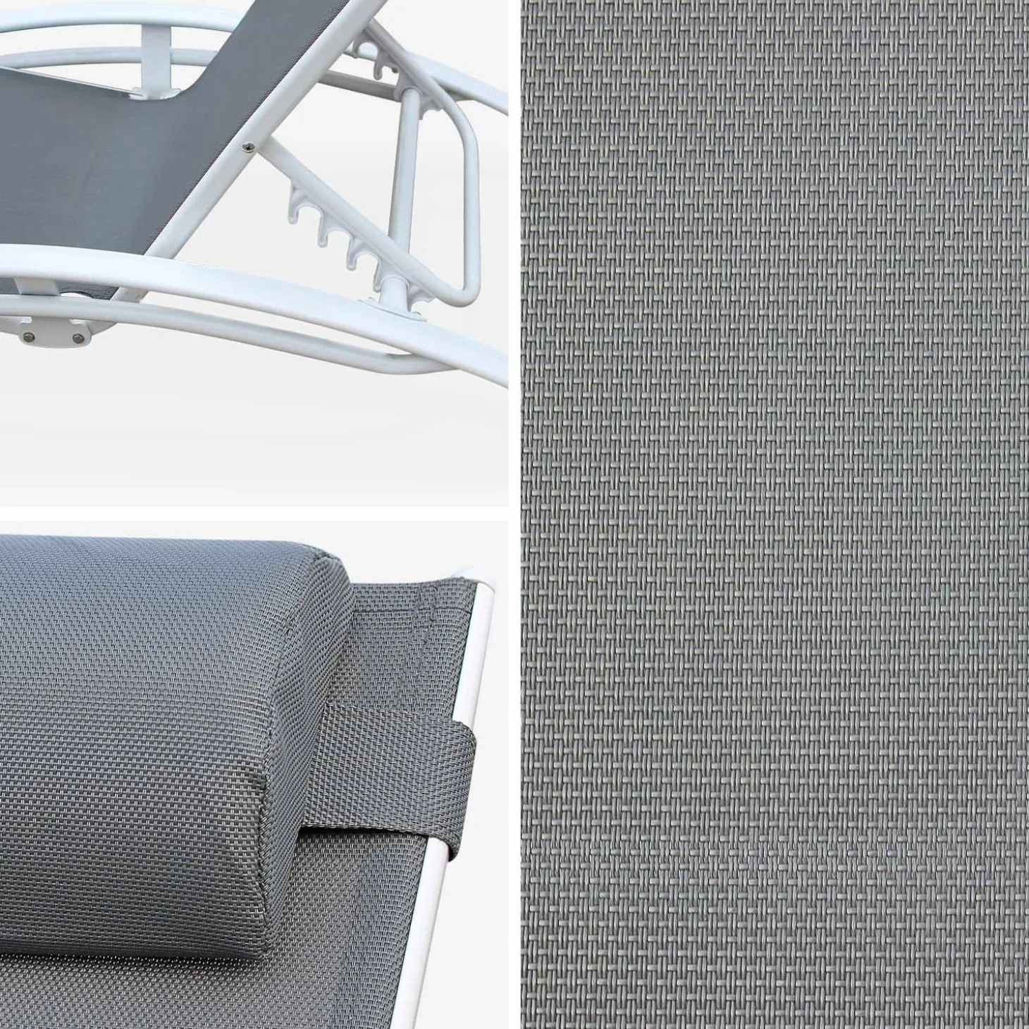Replacement seat back and fabric for Louisa sun lounger