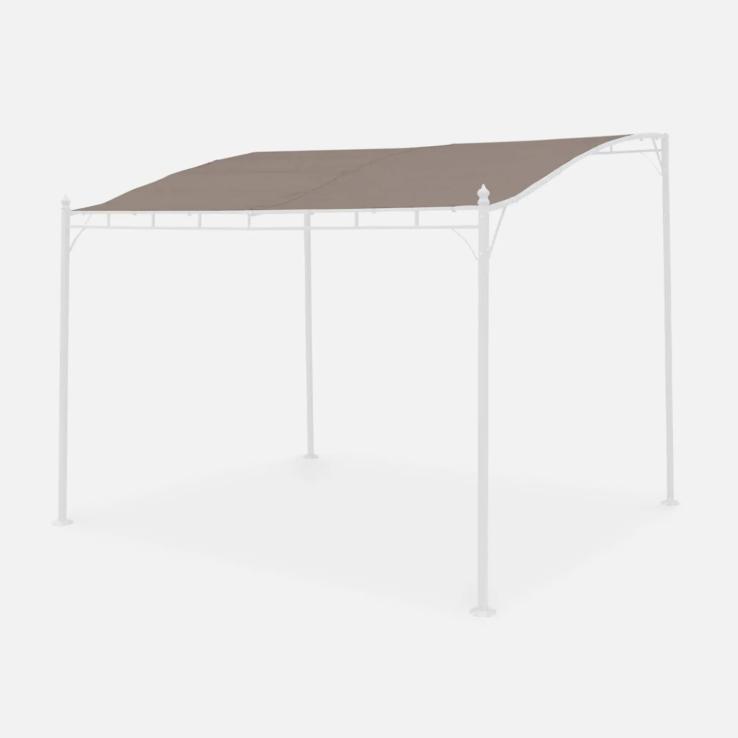 Roof cover for pergola, Brestum