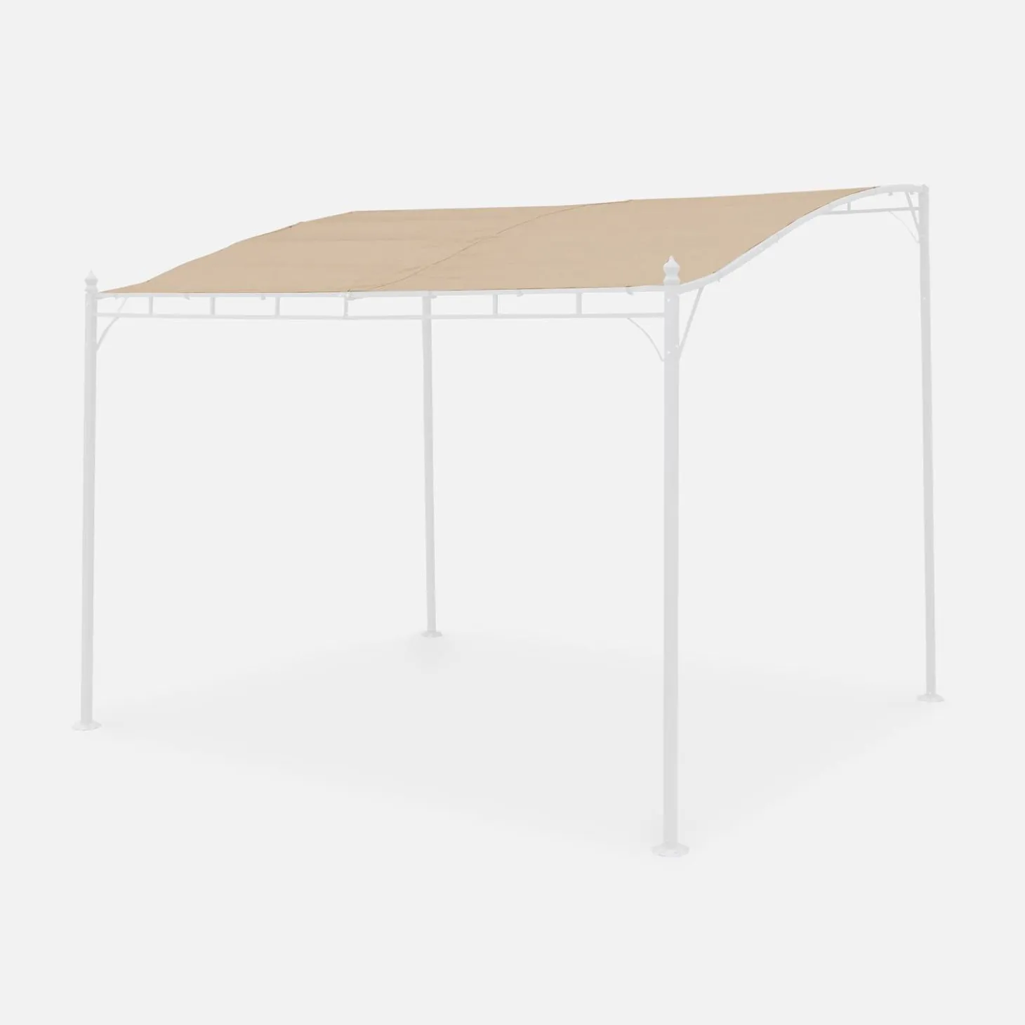 Roof cover for pergola, Brestum