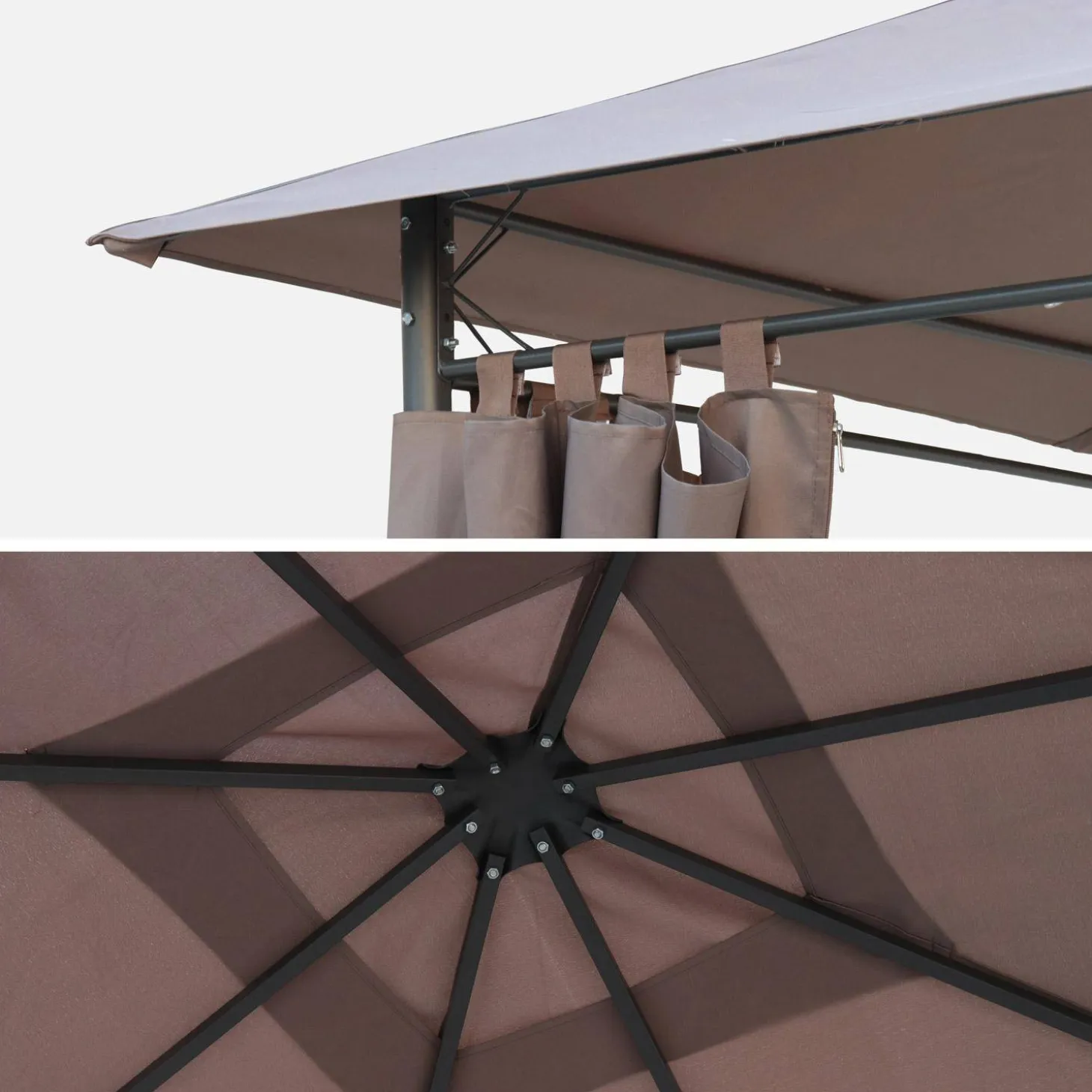 Roof cover for pergola 3x3m