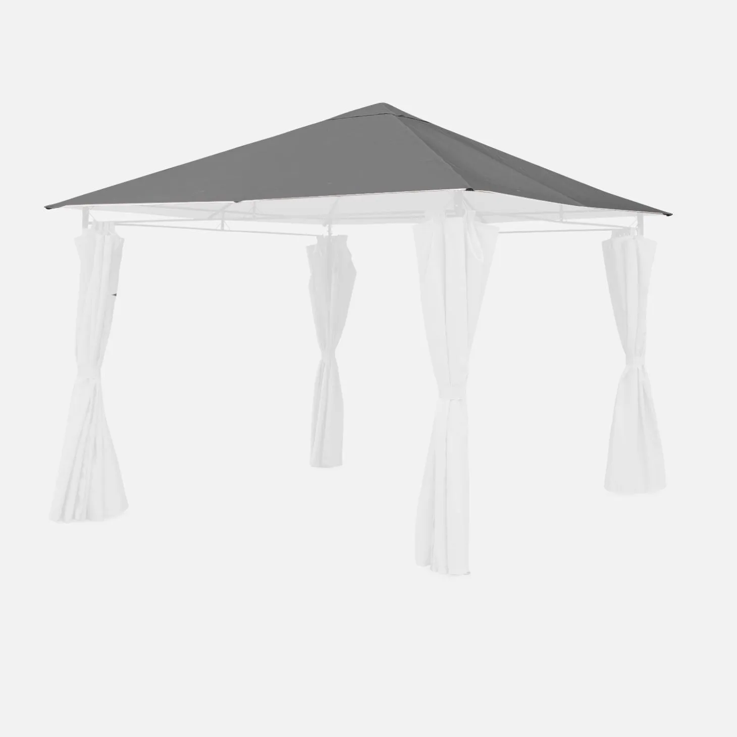 Roof cover for pergola 3x3m