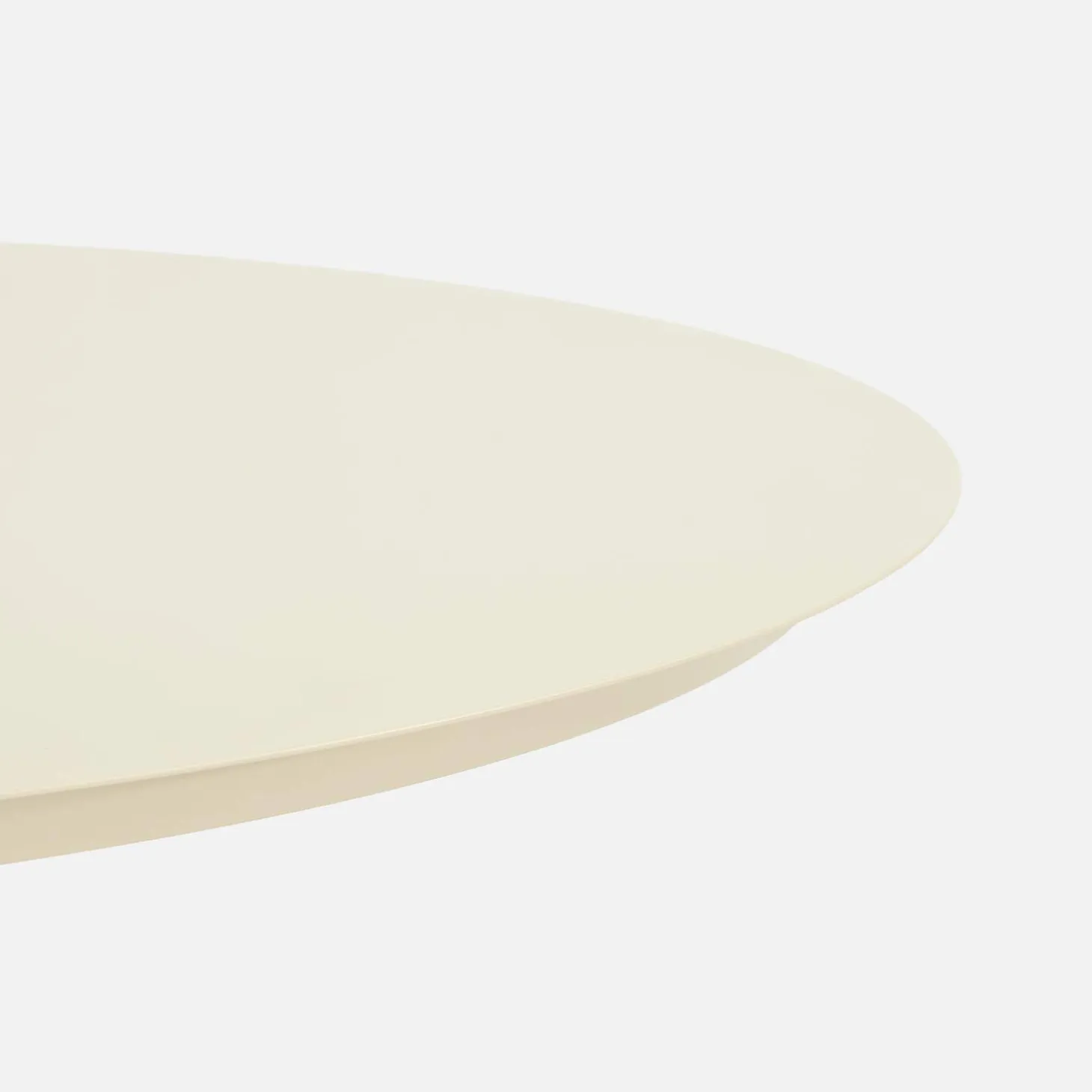 Round aluminum garden table Ø140cm seats 6