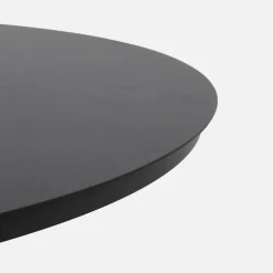Round garden table aluminum and glass seats 6