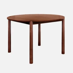 Round rubberwood dining table Ø120cm seats 4