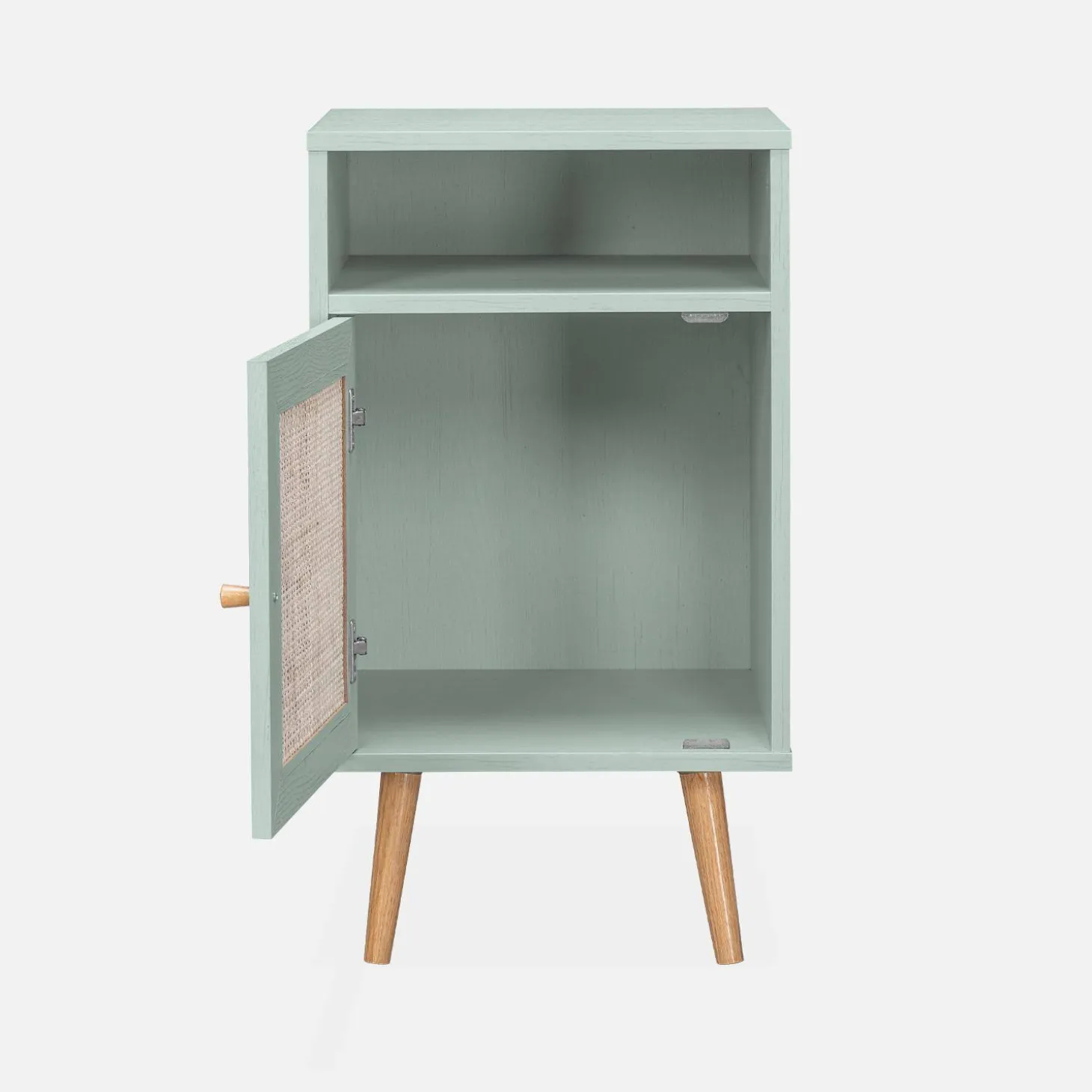 Scandi-style bedside table with drawer