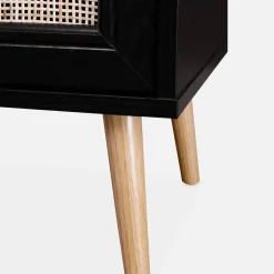 Scandi-style bedside table with drawer