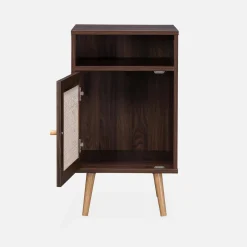 Scandi-style bedside table with drawer