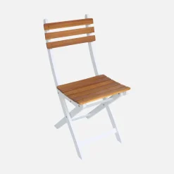 10-seater acacia garden table with rounded corners