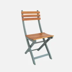 10-seater acacia garden table with rounded corners