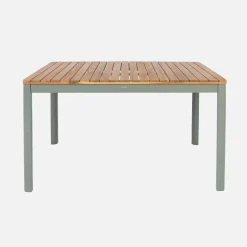 6-seater acacia wood garden table