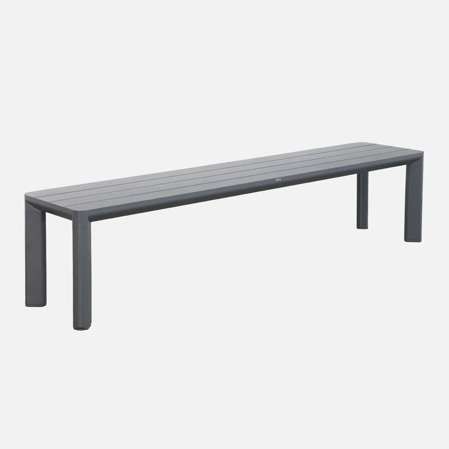 4-seater aluminium garden bench