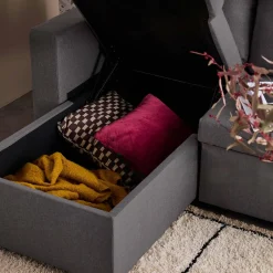 3-seater compact reversible corner sofa bed