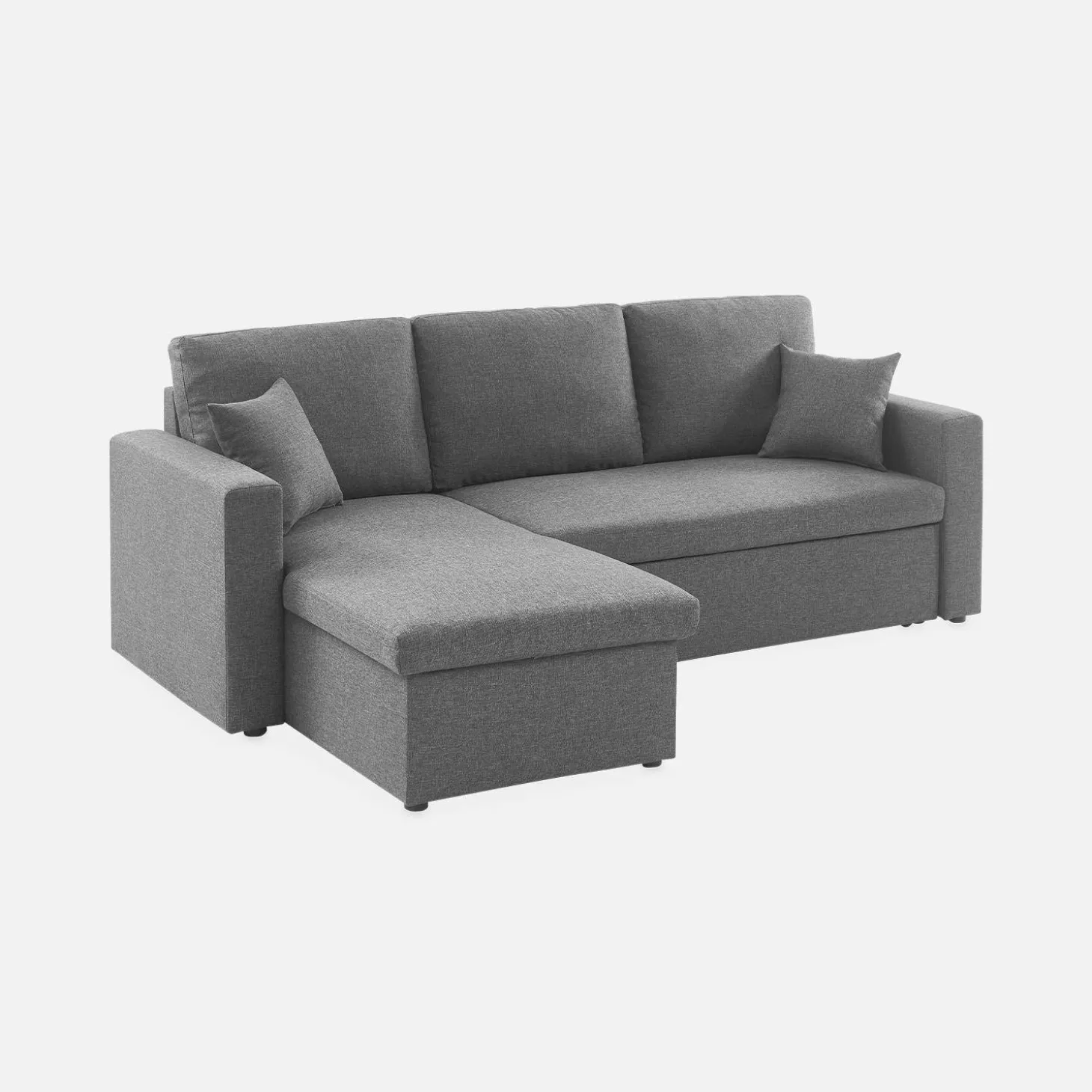 3-seater compact reversible corner sofa bed