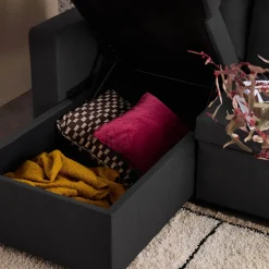 3-seater compact reversible corner sofa bed