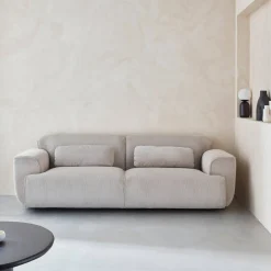 3-seater corduroy sofa