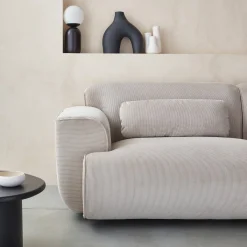 3-seater corduroy sofa