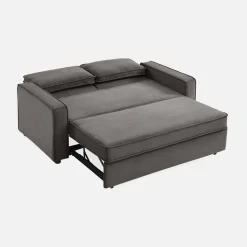 2-seater corduroy sofa bed