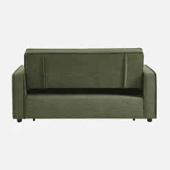 2-seater corduroy sofa bed