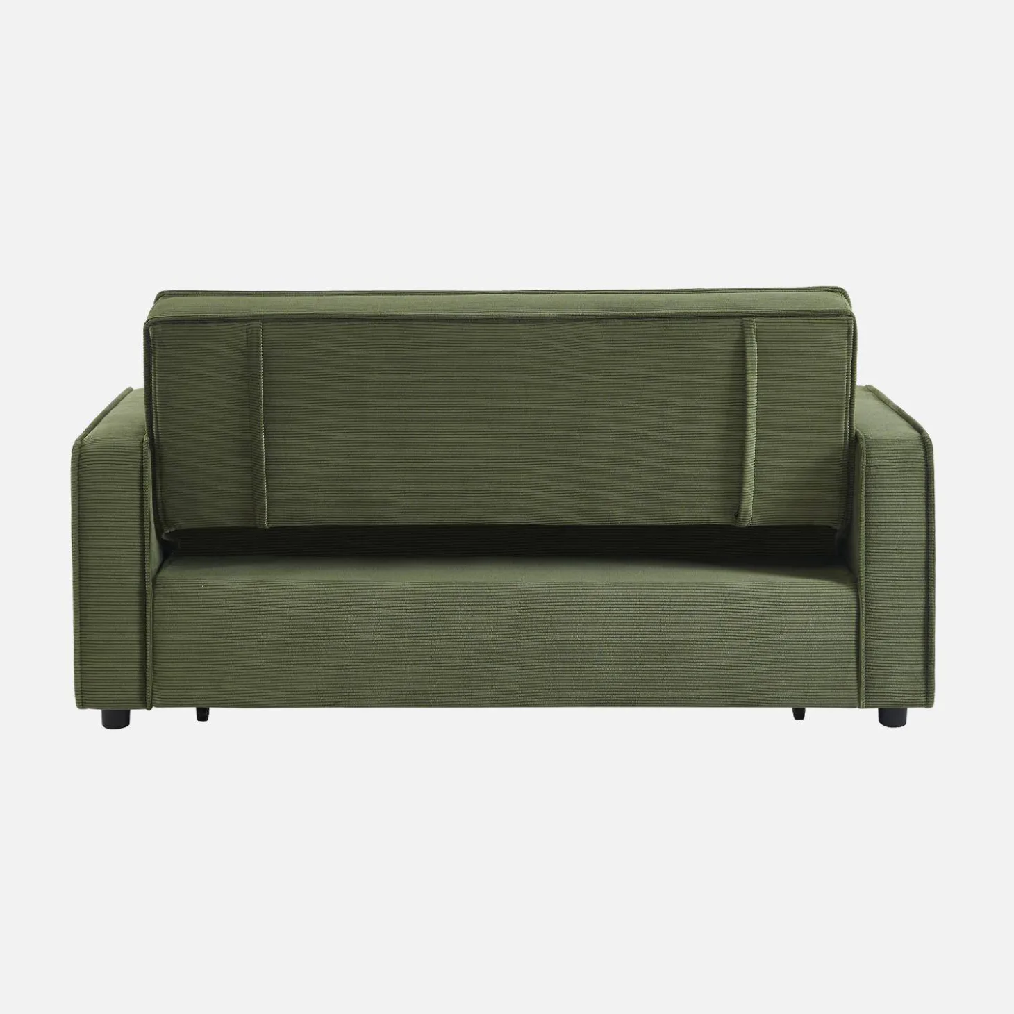 2-seater corduroy sofa bed