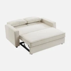 2-seater corduroy sofa bed