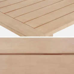 8-seater eucalyptus wood garden table