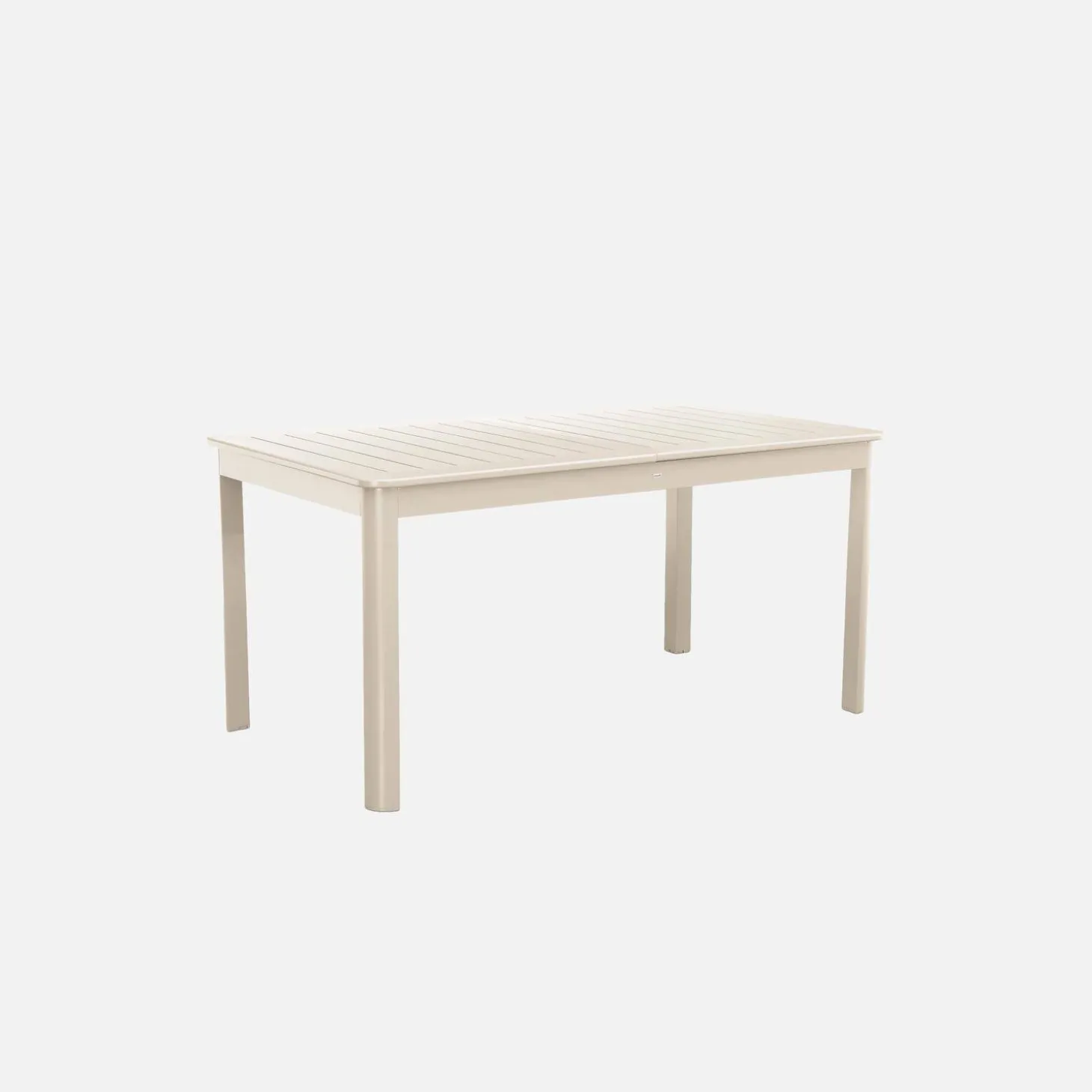 6-seater extendable aluminium garden table