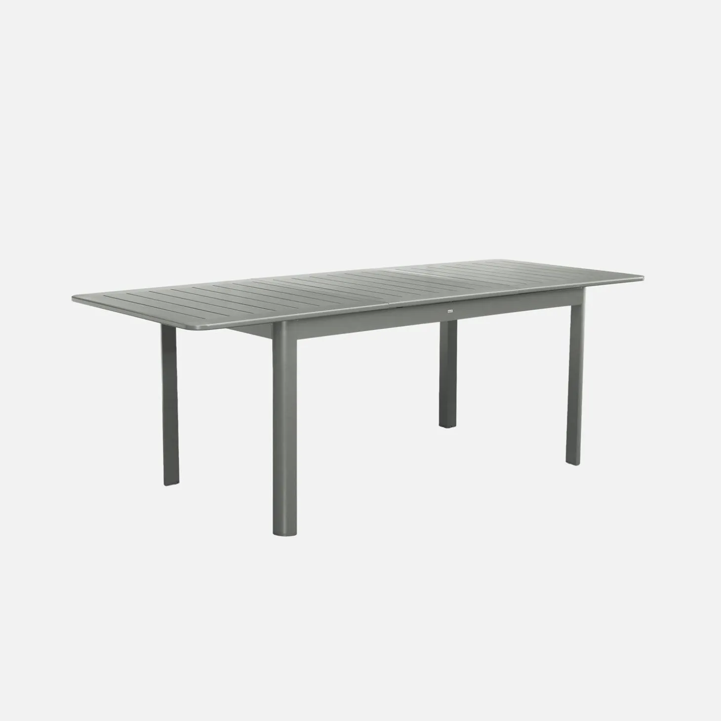 6-seater extendable aluminium garden table