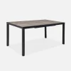 8-seater extendable outdoor table