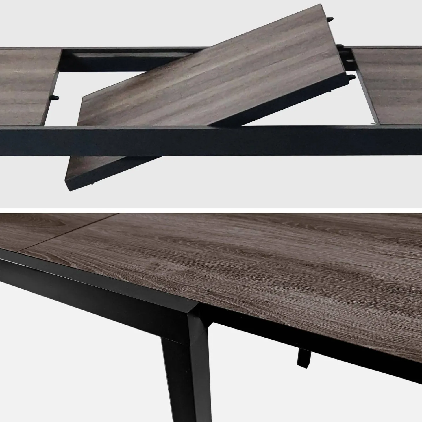 8-seater extendable outdoor table