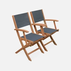 8-seater extendable wooden garden table set with 8 chairs
