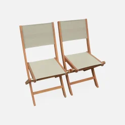 6-seater extendable wooden garden table set with chairs