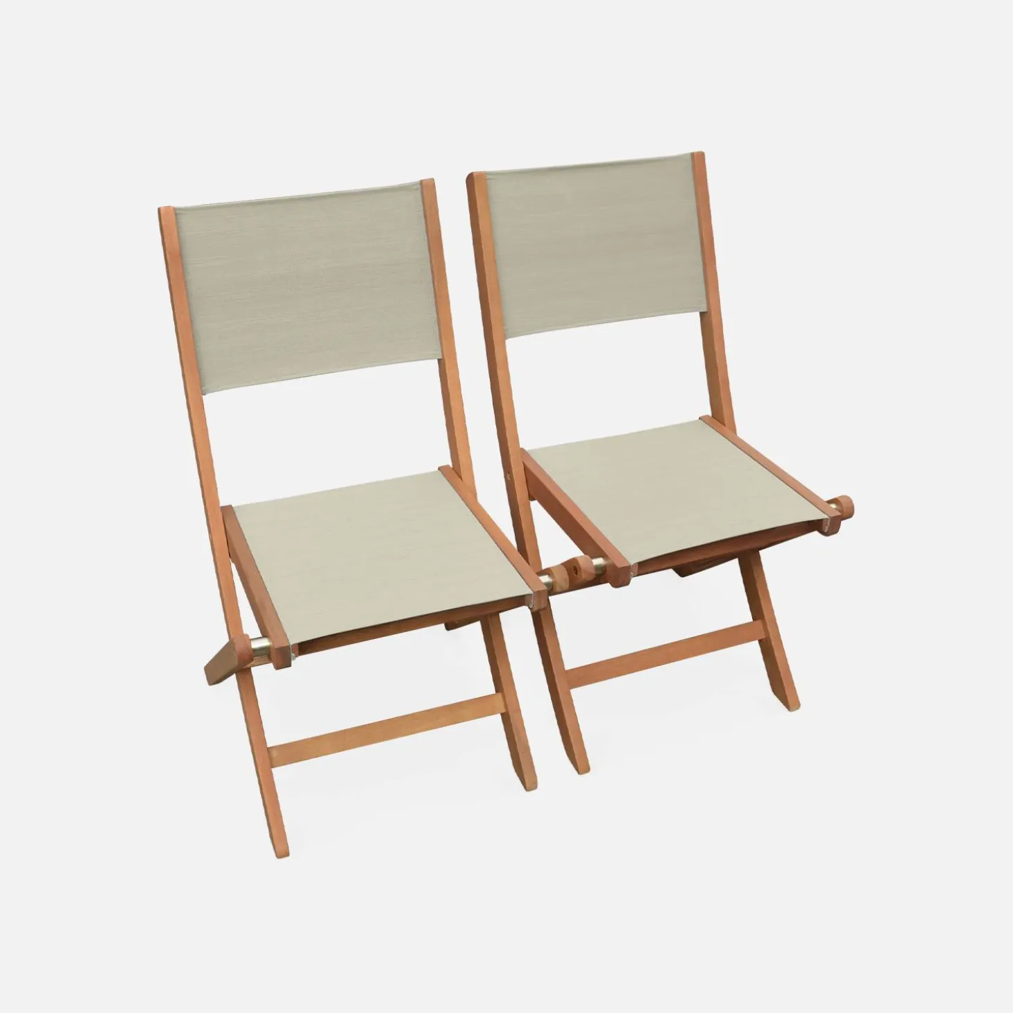 6-seater extendable wooden garden table set with chairs
