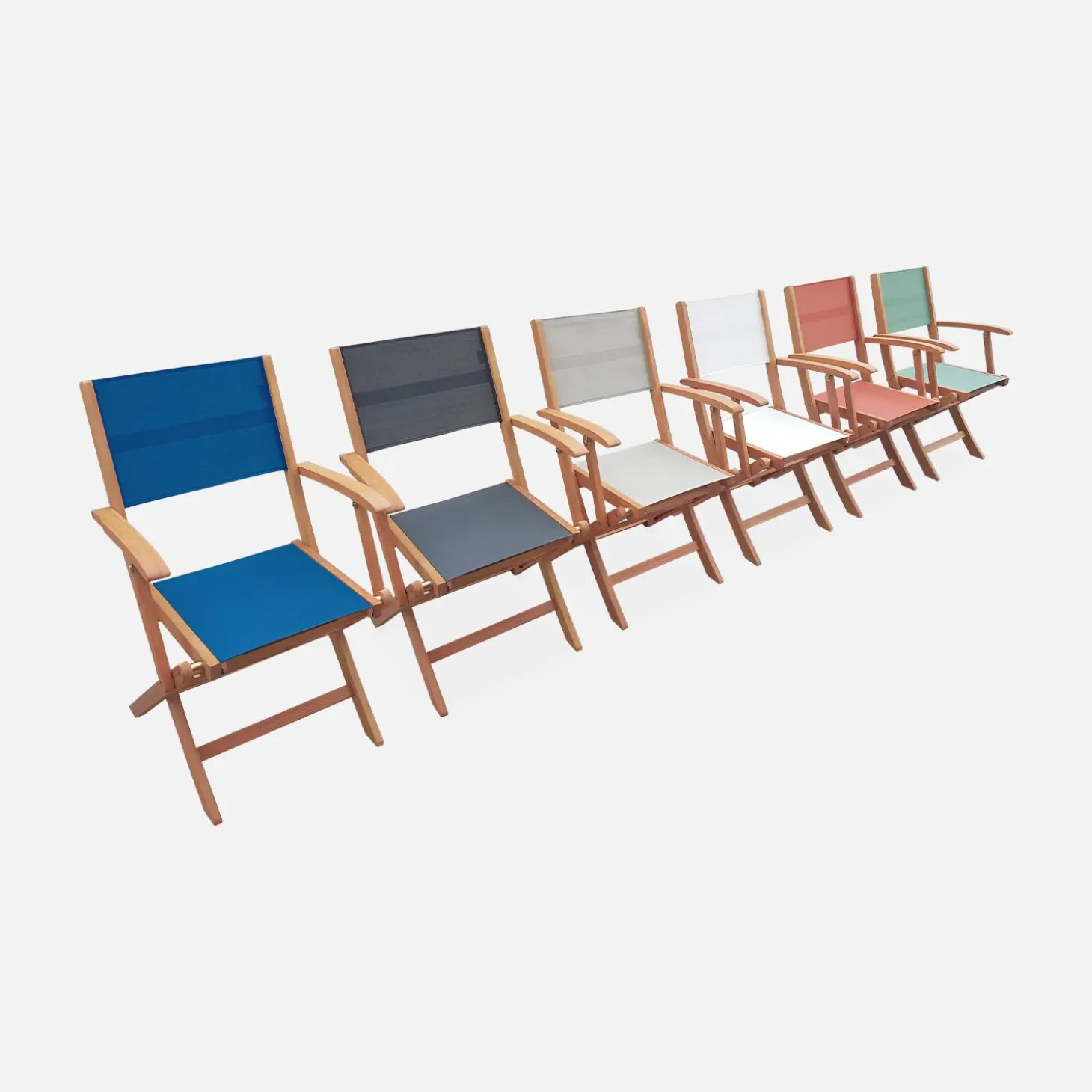 10-seater extendable wooden garden table set with chairs