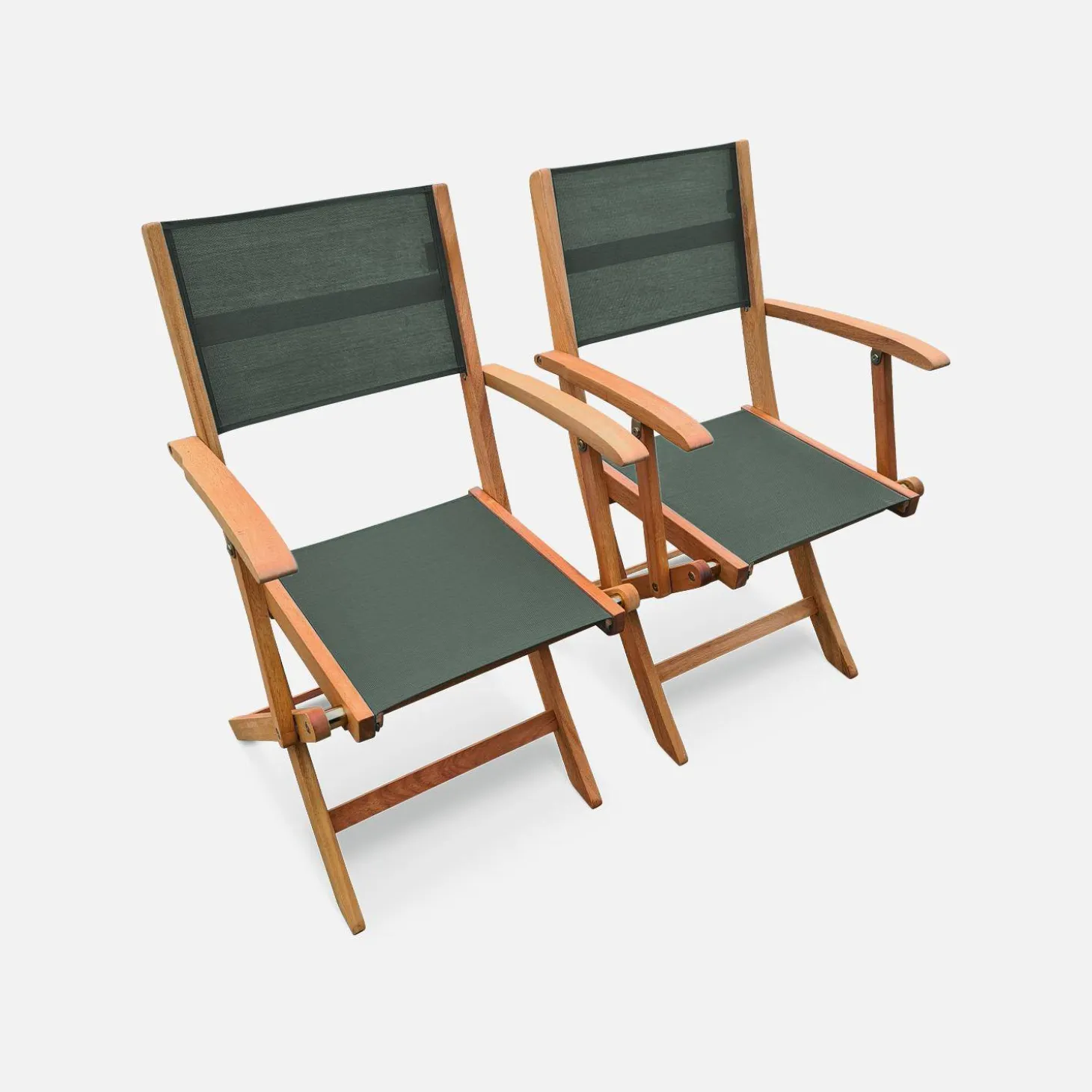 8-seater extendable wooden garden table set with 8 chairs
