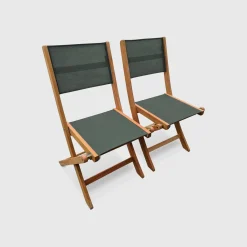 8-seater extendable wooden garden table set with 8 chairs