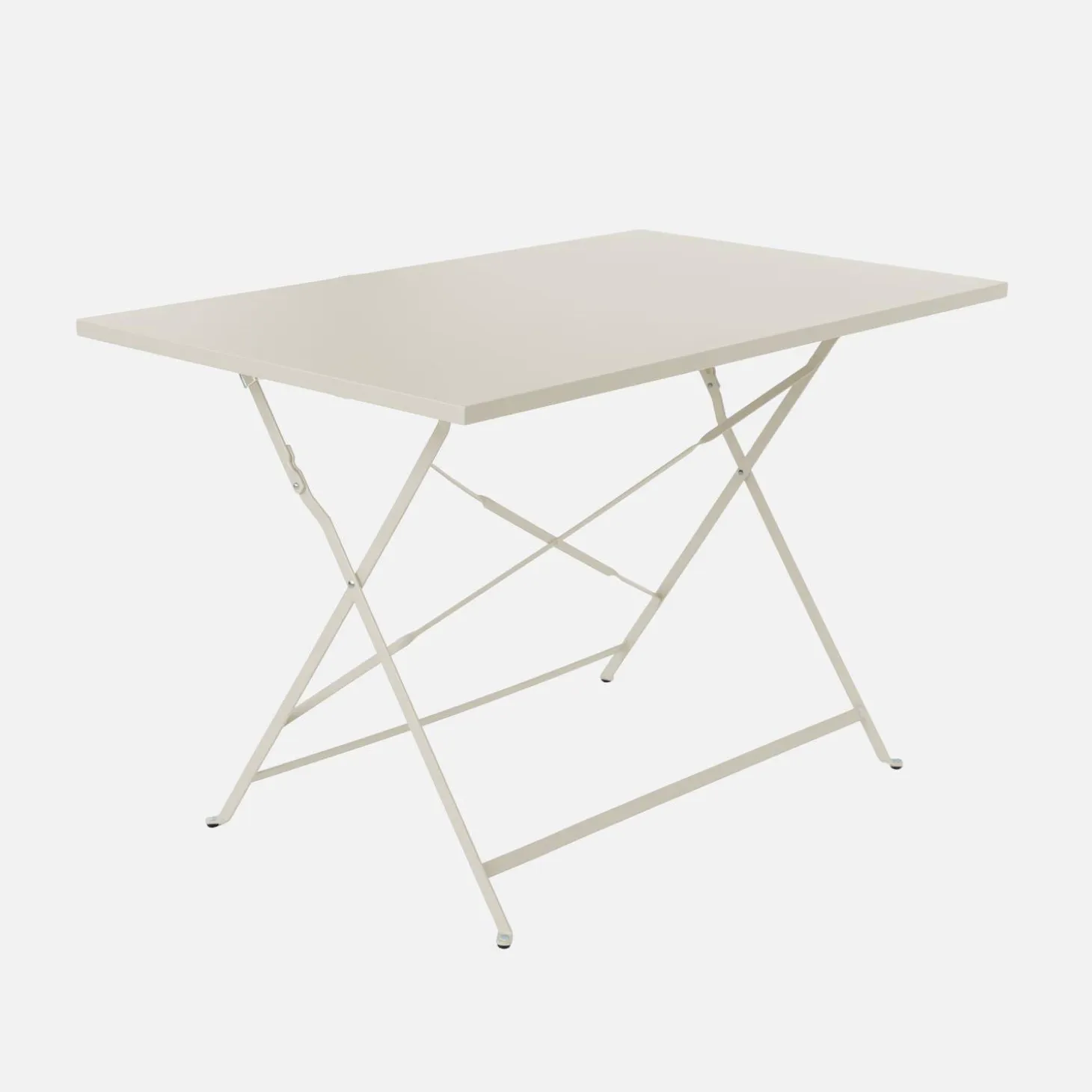 4-seater folding metal bistro garden table