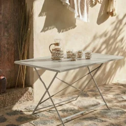 4-seater folding metal bistro garden table