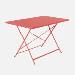 4-seater folding metal bistro garden table